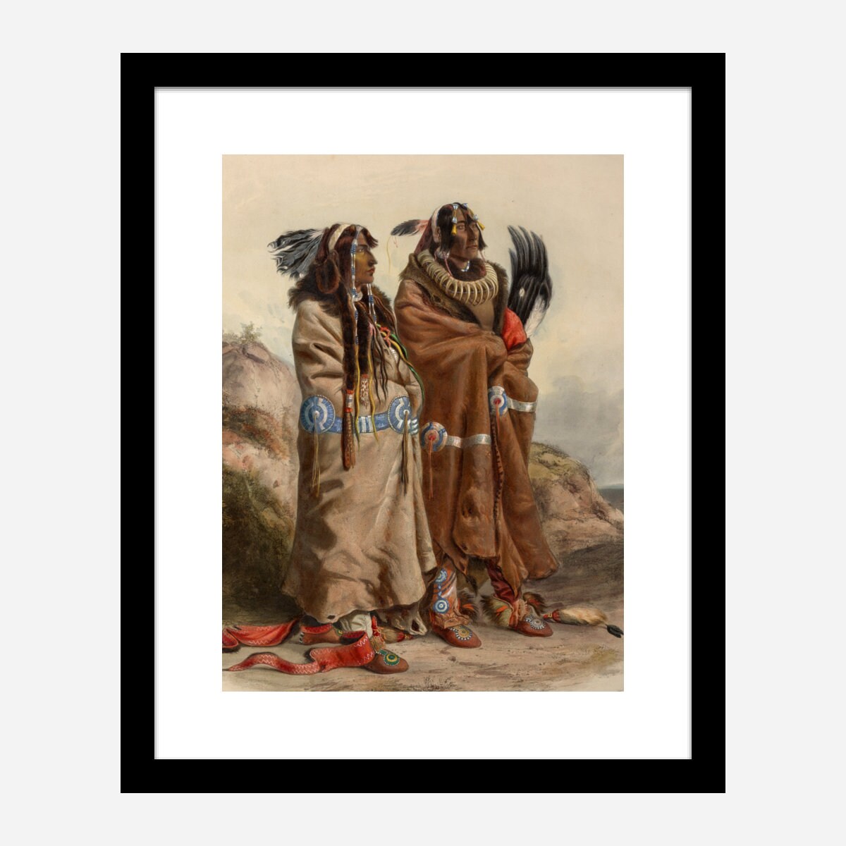 Native American by Karl Bodmer インディアングッズ Native American by Karl Bodmer インディアングッズ