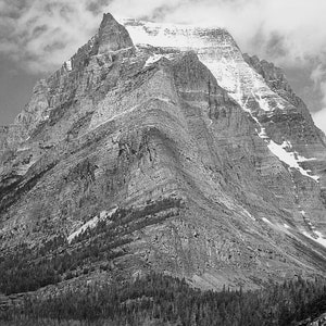 Going-to-the-Sun Mountain, Glacier National Park, Montana Stretched, Framed or Rolled Canvas, Unframed or Framed Art Print + Free Shipping