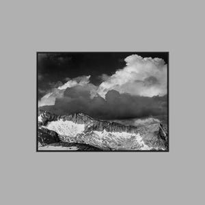 Ansel Adams - Clouds - White Pass, Kings River Canyon, Proposed as a National Park, California - Art Paper on Print or Canvas