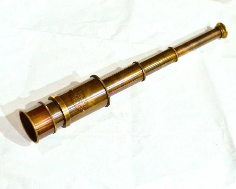Xmas Brass handheld sailor captain telescope 18 inch Best Etsy