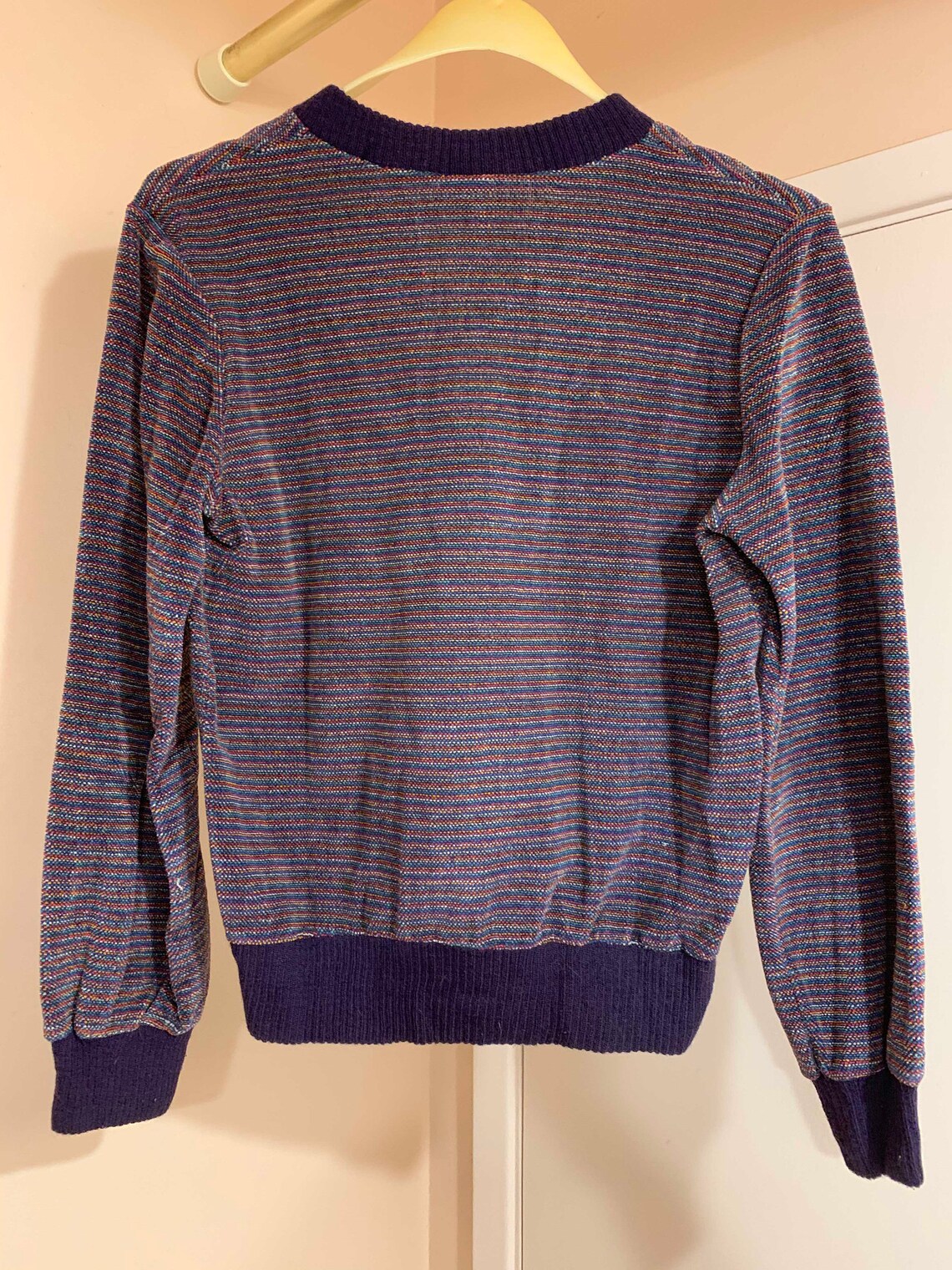 velour v neck sweater