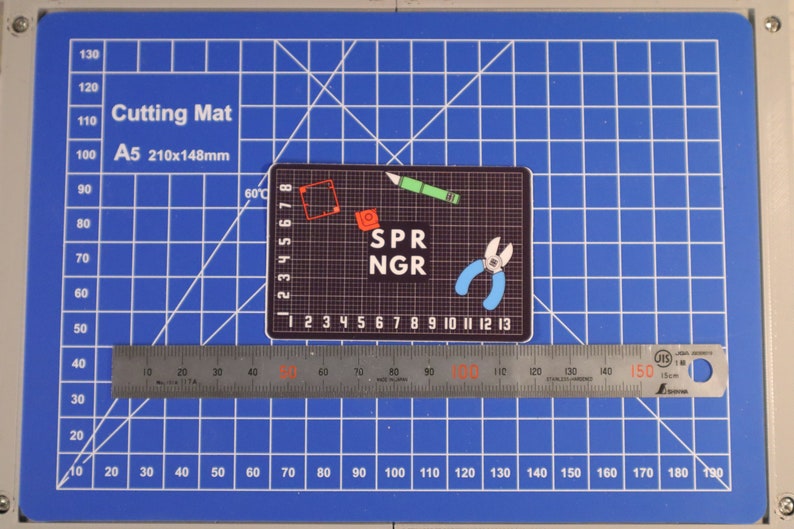 Gunpla Cutting Mat Sticker Etsy