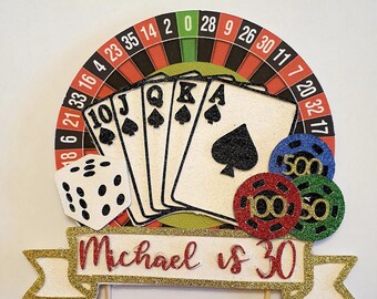Casino Cake Etsy
