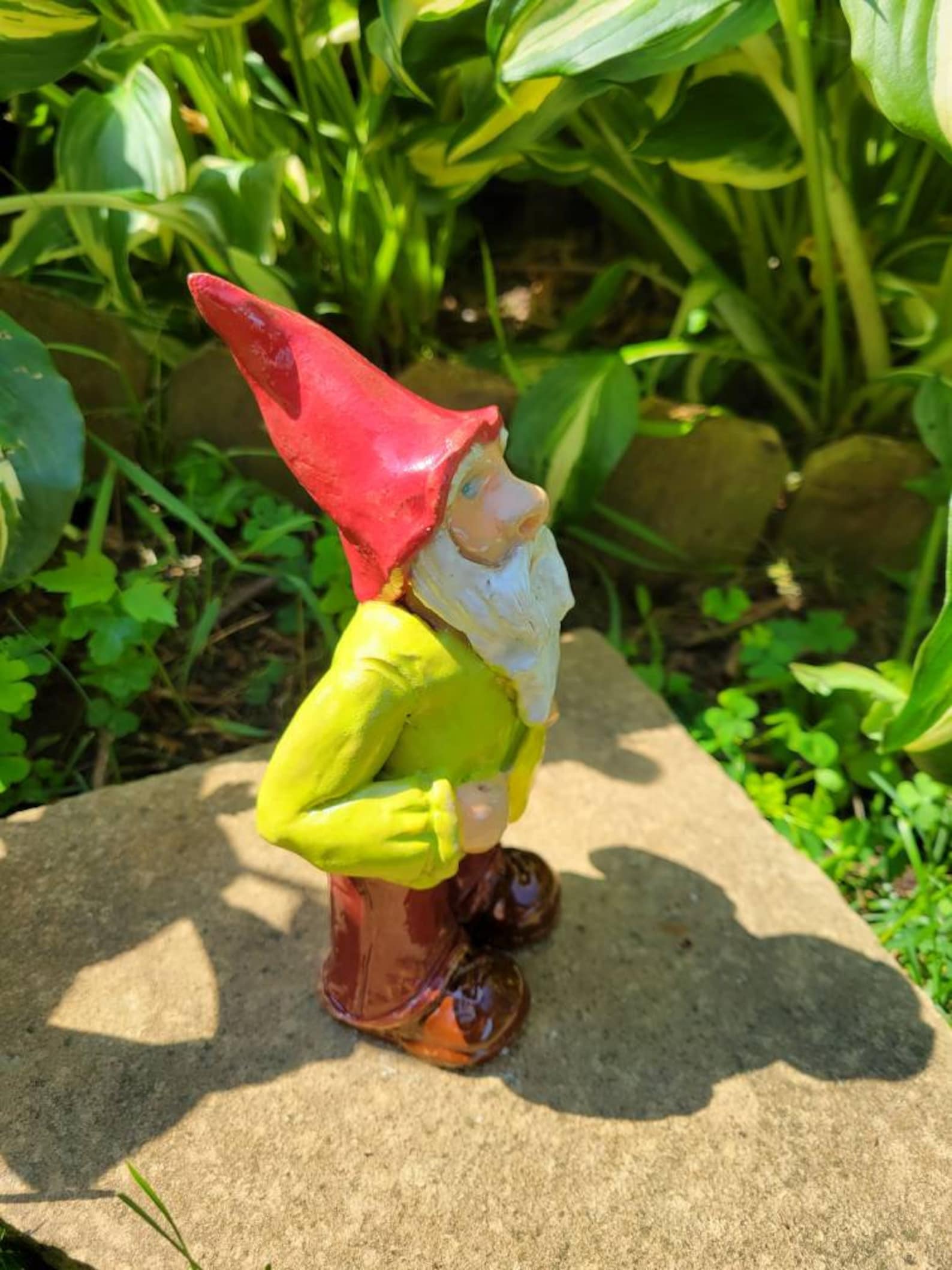 Handmade Ceramic Garden Gnome Etsy