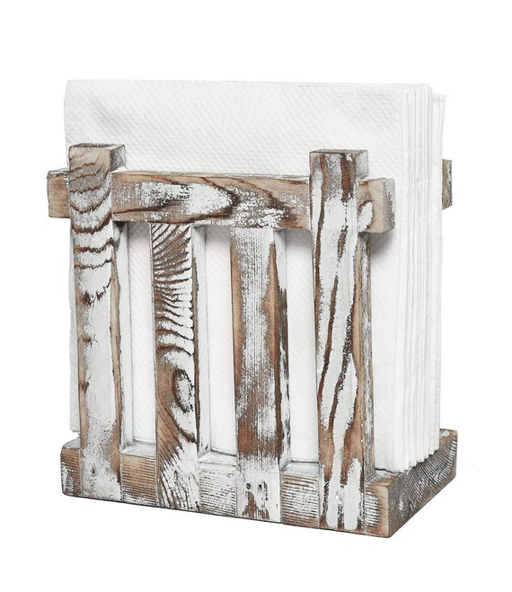 Rustic Napkin Holder Wood Napkin Holders for Kitchen Upright - Etsy