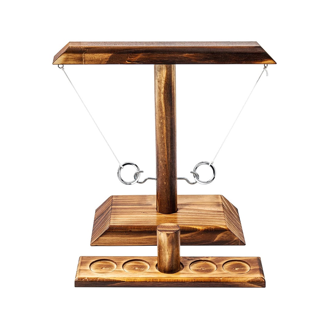Ring Toss Game for Adults Craggy Games Hooks Ring Toss Etsy
