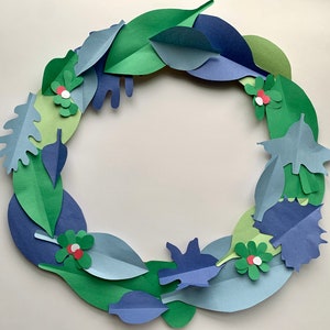 Paper Winter Wreath
