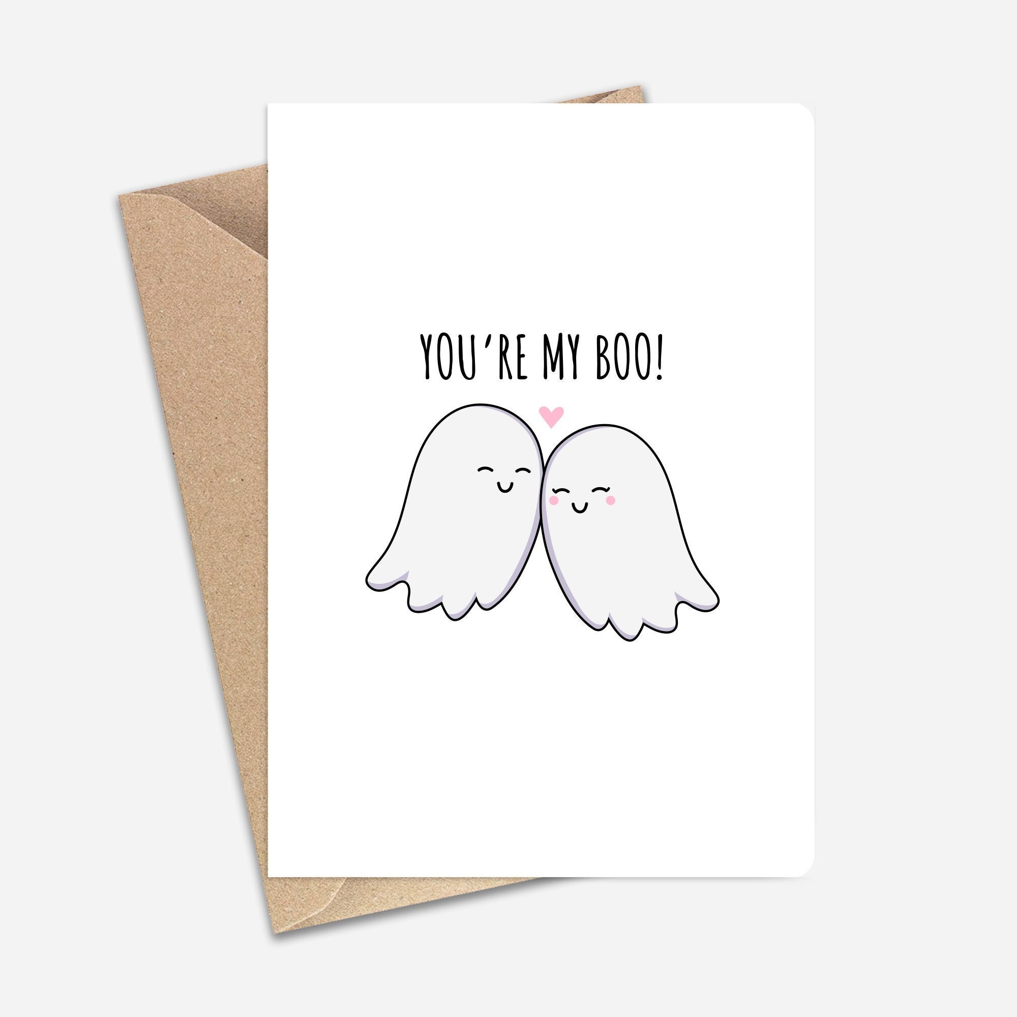 FOOZDEEVAAQ „You Are My Boo“-Karte – Liebeskarte Für Partner, Gravierte Gestaltung, Geschenkidee