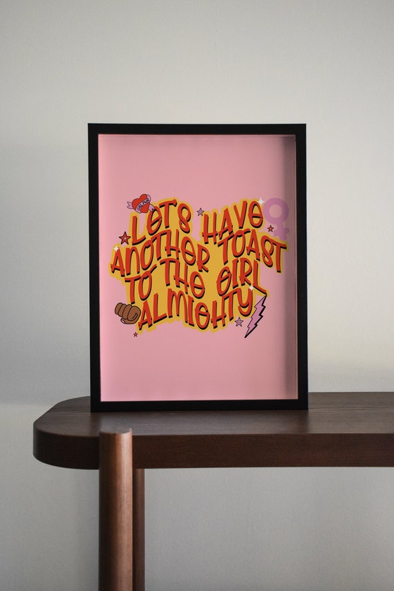 Girl Almighty 1D Lyric Print | Multipule Backgrounds | Quirky, Modern,  Song, One Direction | 7x5, 10x8 A4