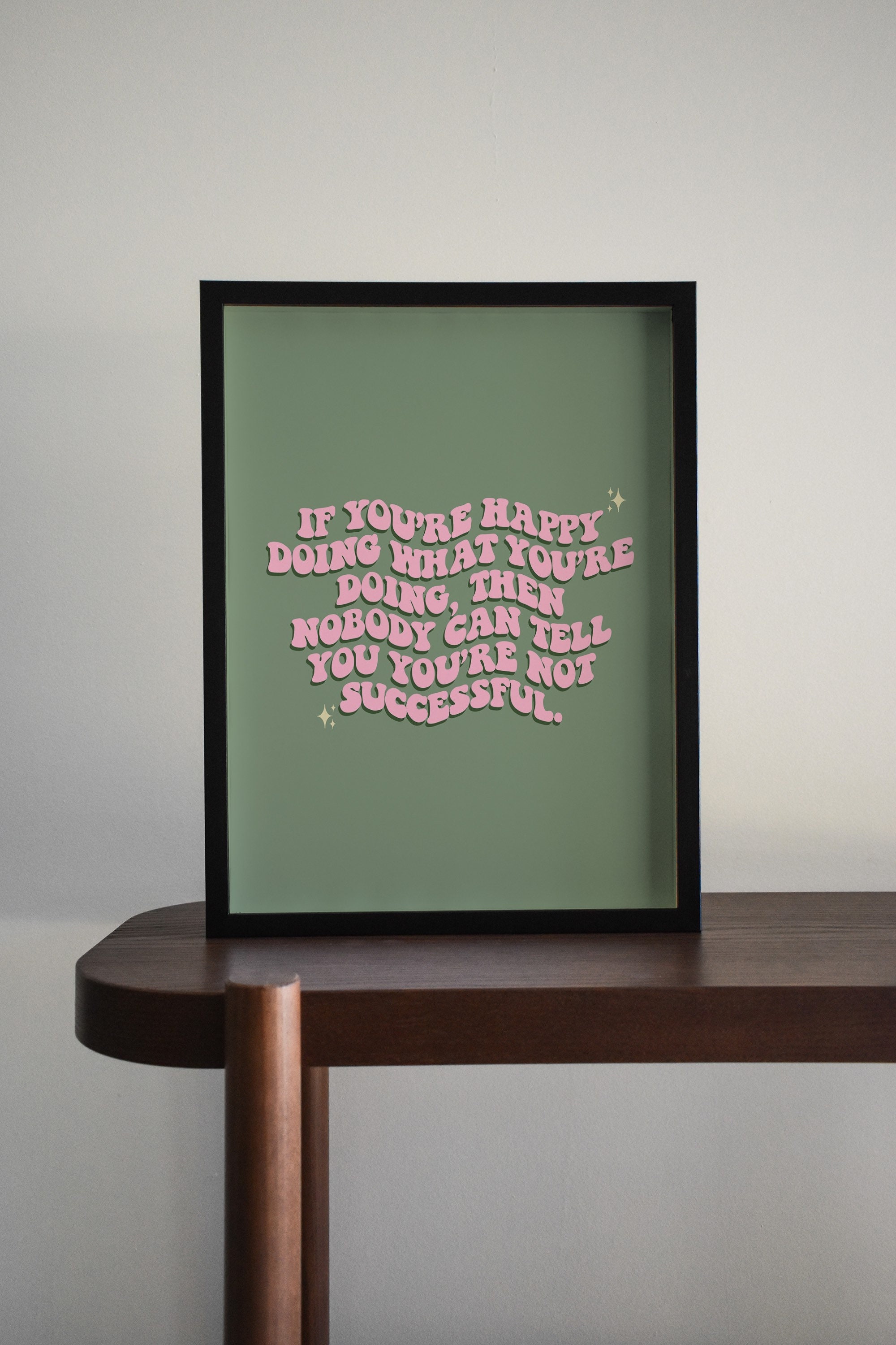 If youre happy doing what youre doing quote by harry etsy uk