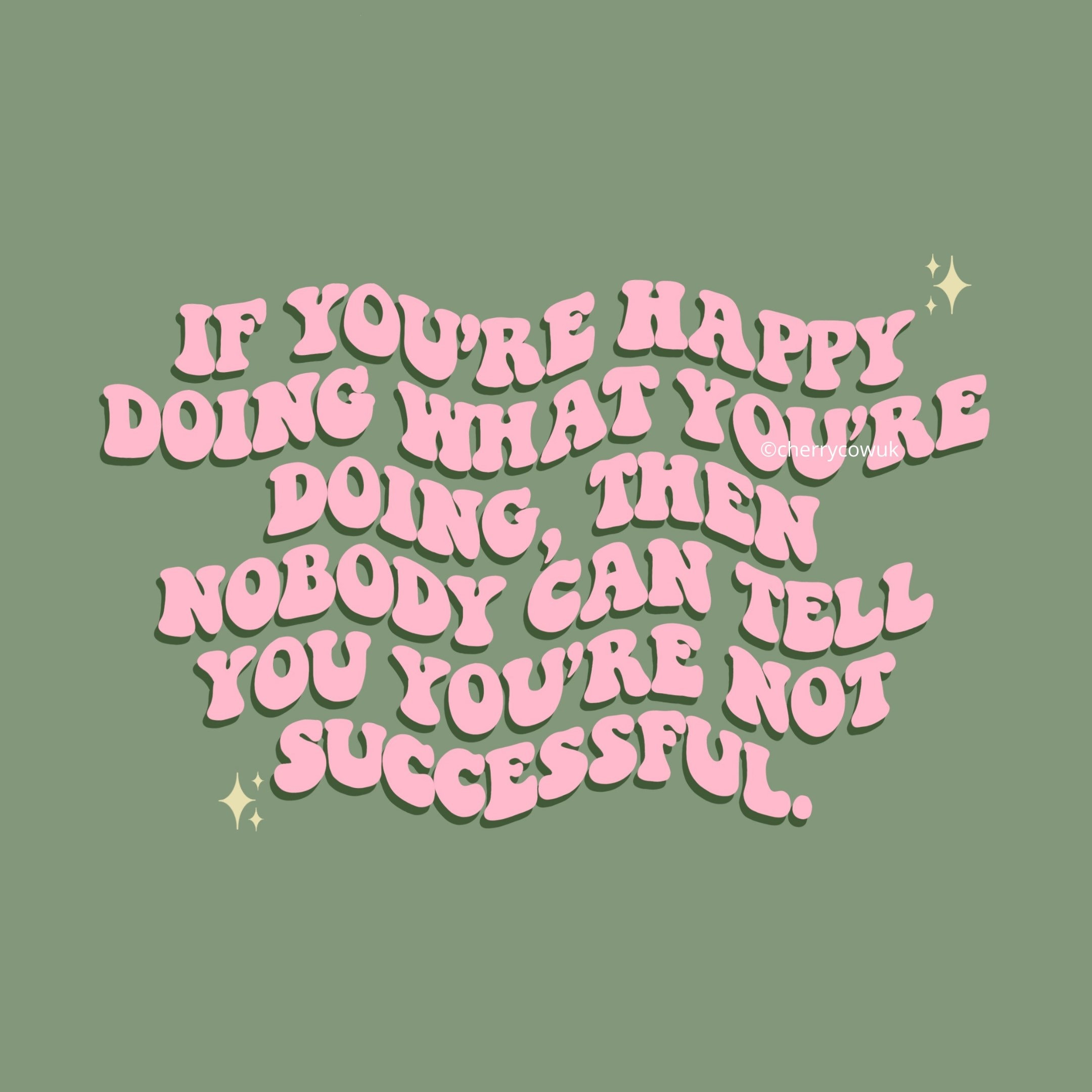 If Youre Happy Doing What Youre Doing... Quote by Harry Etsy UK