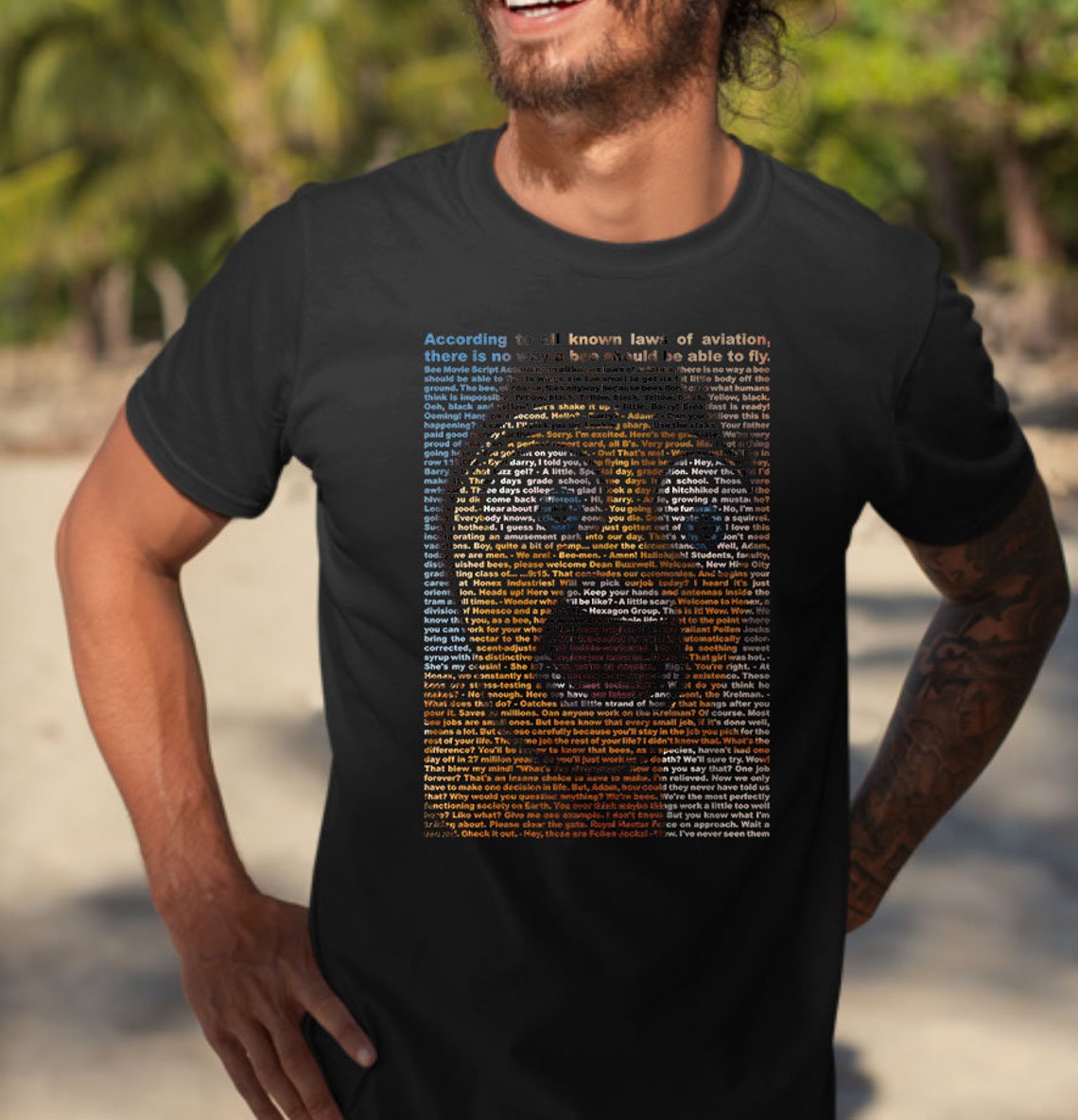 Bee movie script Essential TShirt Etsy