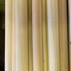 Oval Dowels 6’ long (Poplar, Walnut, Cherry)