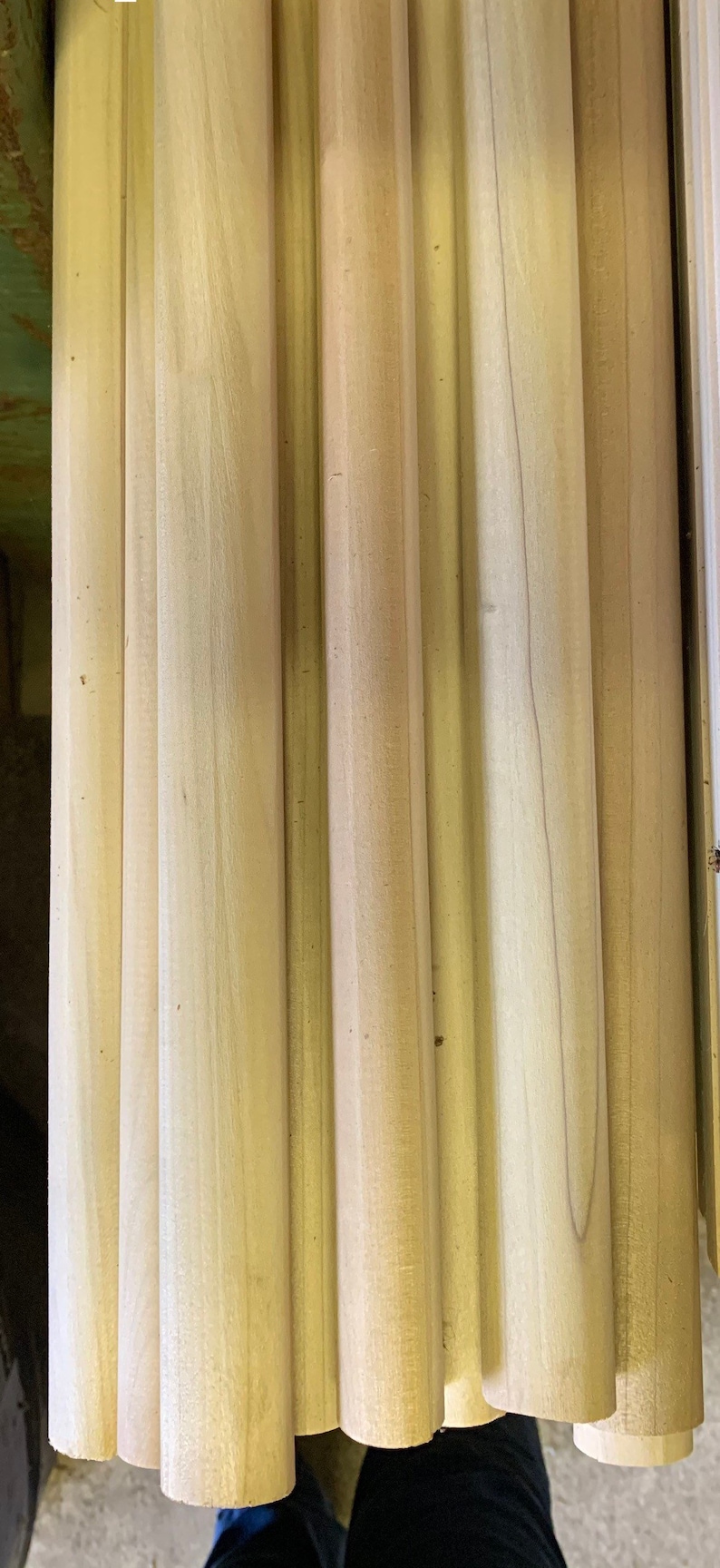 Oval Dowels 6 Long poplar, Red Oak, Cherry Etsy