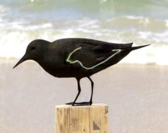 Sandpiper Metal Yard Art Garden Decor Beach Seaside Decor