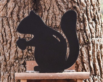 Chipmunk Metal Garden Yard Art Ground Squirrel - Adorable Father's Day Gift - Free Shipping