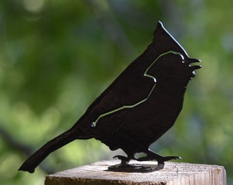 Tufted Titmouse Metal Bird Garden Yard Art - Cute Gift - Free Shipping
