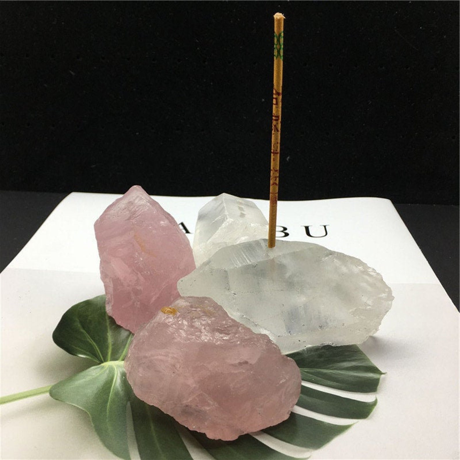 Crystal Incense Holder Healing Crystals and Stones Incense Etsy