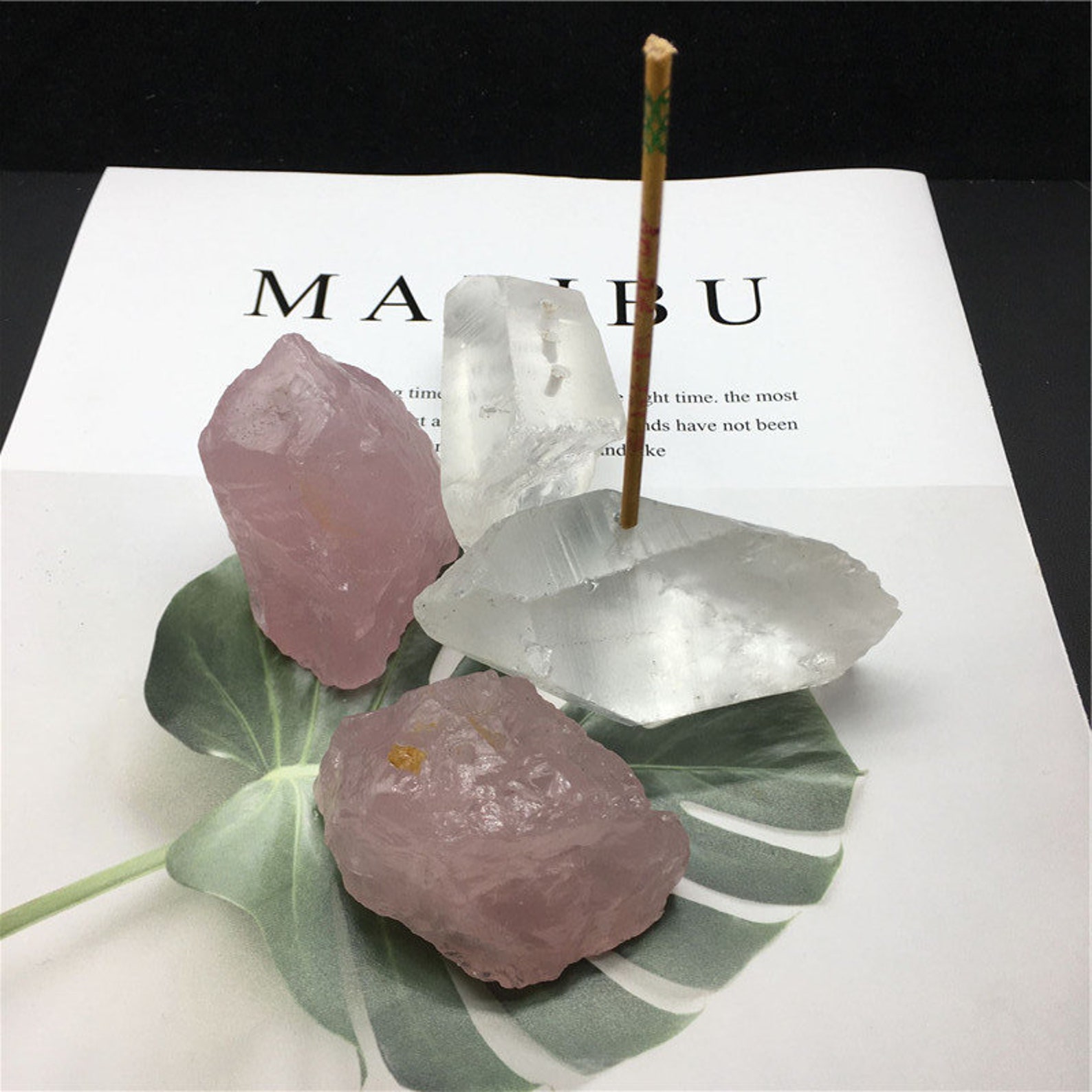 Crystal Incense Holder Healing Crystals and Stones Incense Etsy