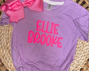 Kids Custom Name Puff Vinyl Shirt, Customizable Shirt, Gift for Friend, Gift for her, Youth Puff Name Tee