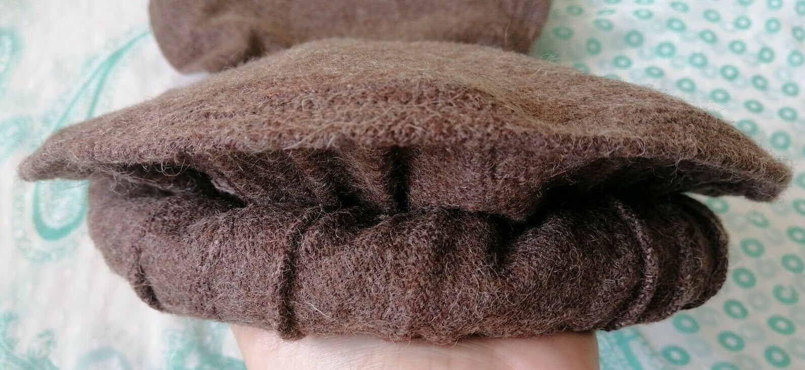 Brown Pakol, Topi, Handmade Wool Pashtun Afghan Pakistan Turban Beret ...