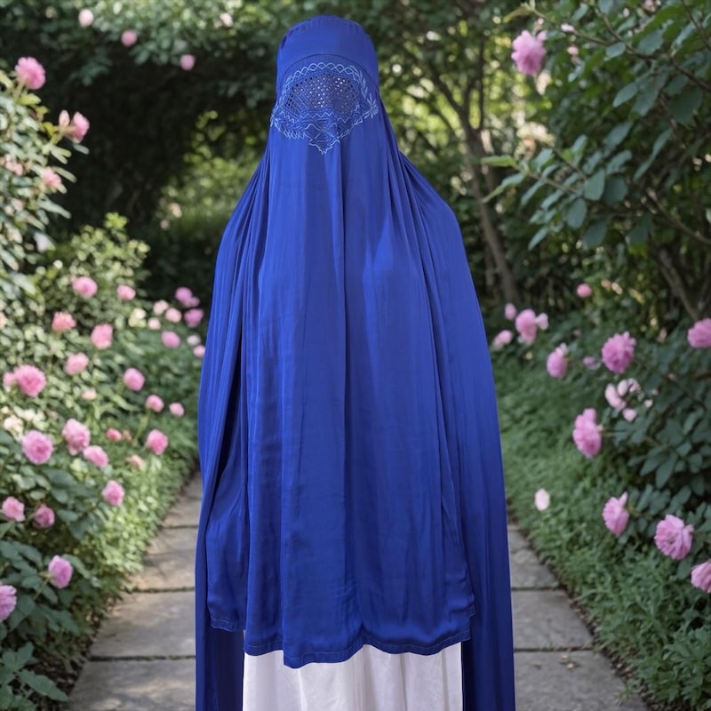 Burqa Color Varieties Blue Afghan Burqa - Etsy