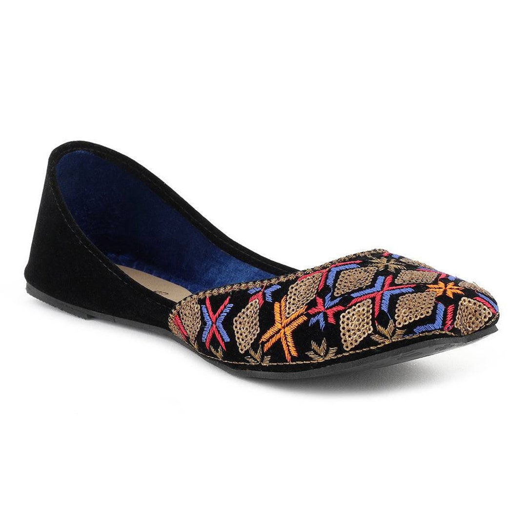 Premium Quality Handmade Punjabi Jutti, Women Embroidered Khussa