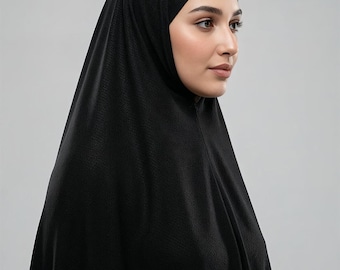 Full Length Customised Khimar and Farasha Abaya with elastic cuffs  – Modest Women’s Dress, Graceful Butterfly Cut Abaya