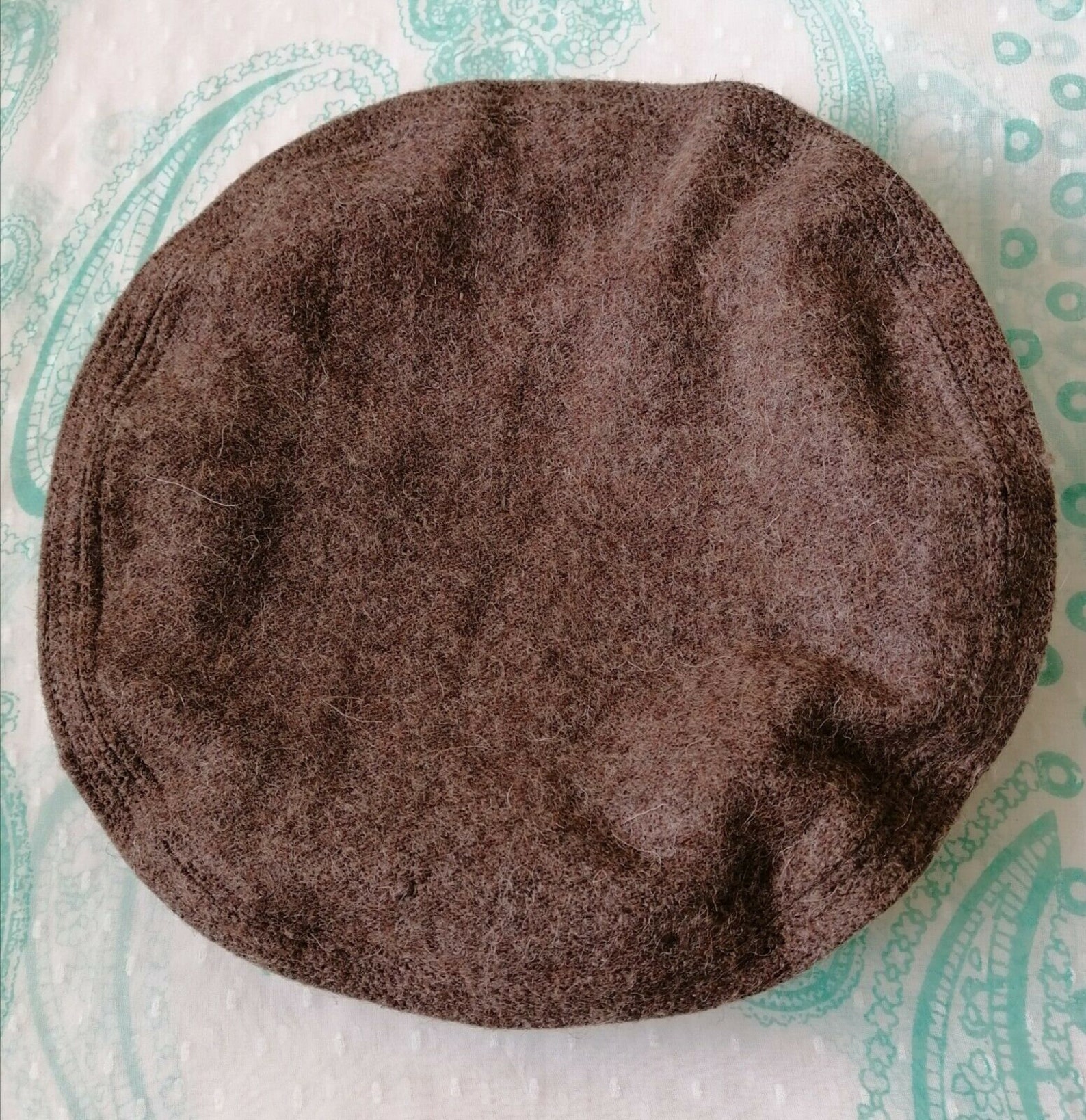 Brown Pakol, Topi, Handmade Wool Pashtun Afghan Pakistan Turban Beret ...