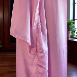 Pink Satin Silk Afghan Burqa: Topi Burka With Khimar and Arm Holes Full ...