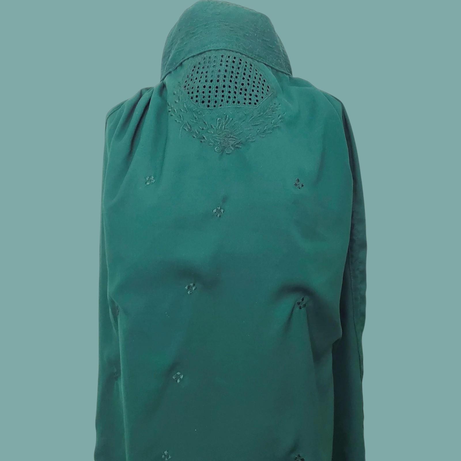 Islamischer Afghanischer Topi Burka Chadri Jilbab Abaya, Weißer