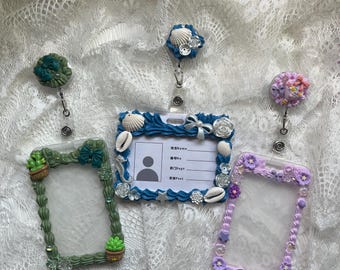 Decoden-set met ID-badgehouder en haspel - Leuke accessoires voor nepcake