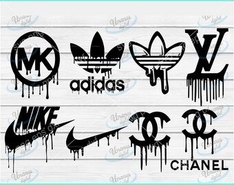 adidas logo dripping