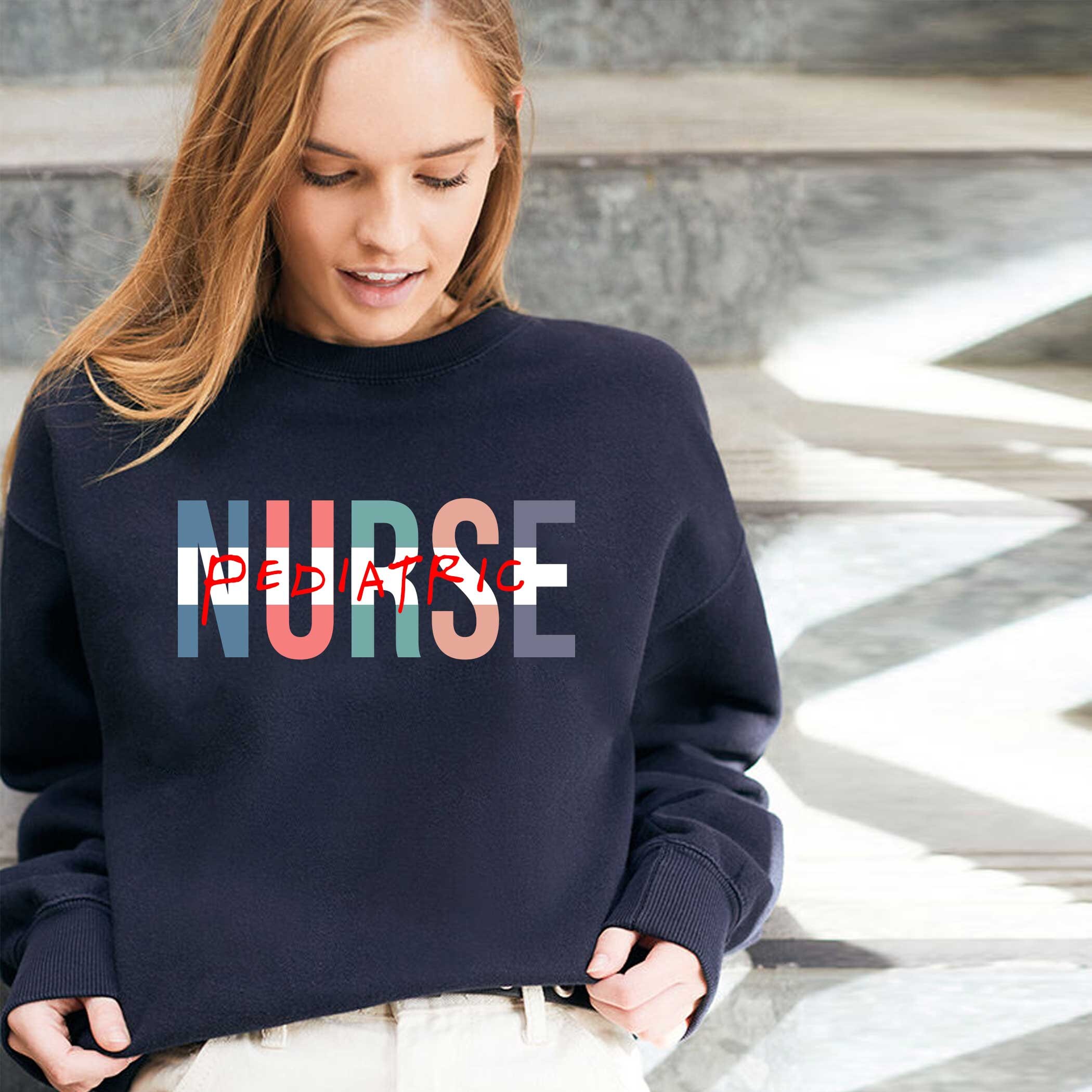 Pediatric Nurse Sweatshirt PEDS Shirt Gift For Student Etsy