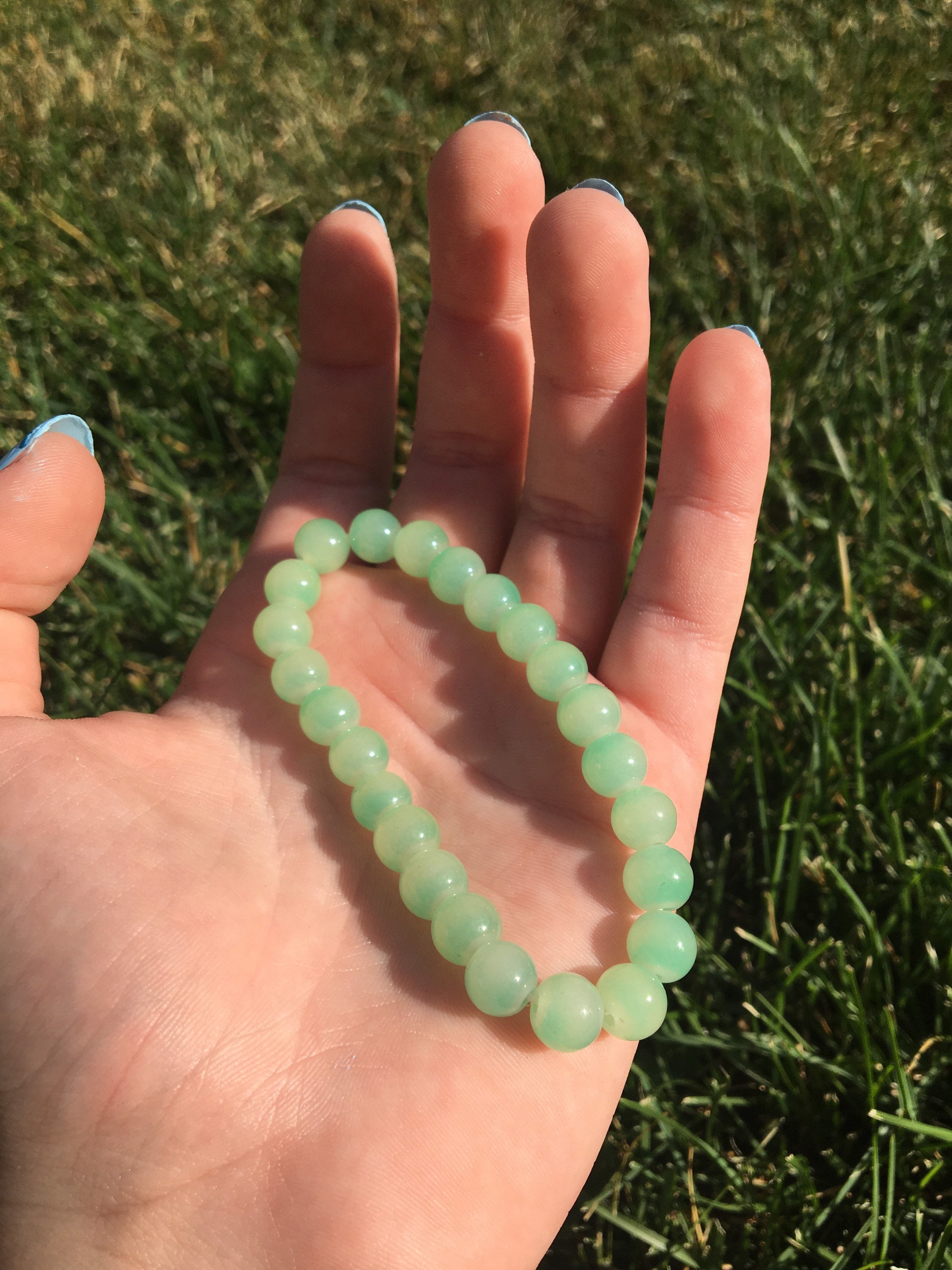Jade bracelet | Etsy