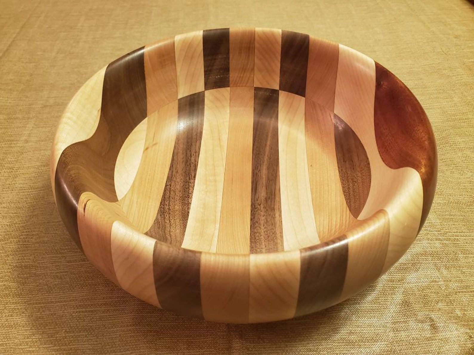 Beautiful handmade artistic wooden bowl Etsy