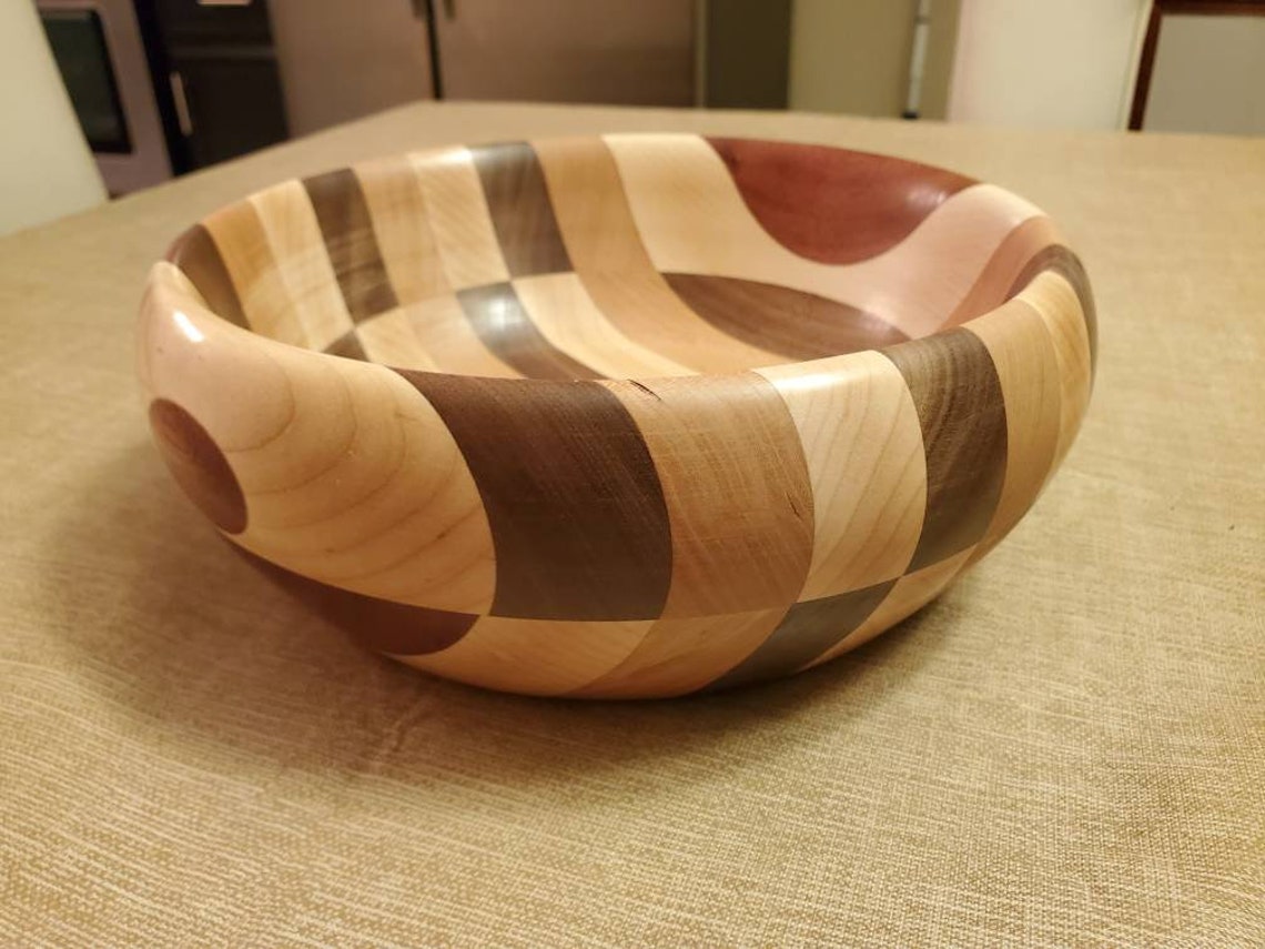 Beautiful handmade artistic wooden bowl Etsy