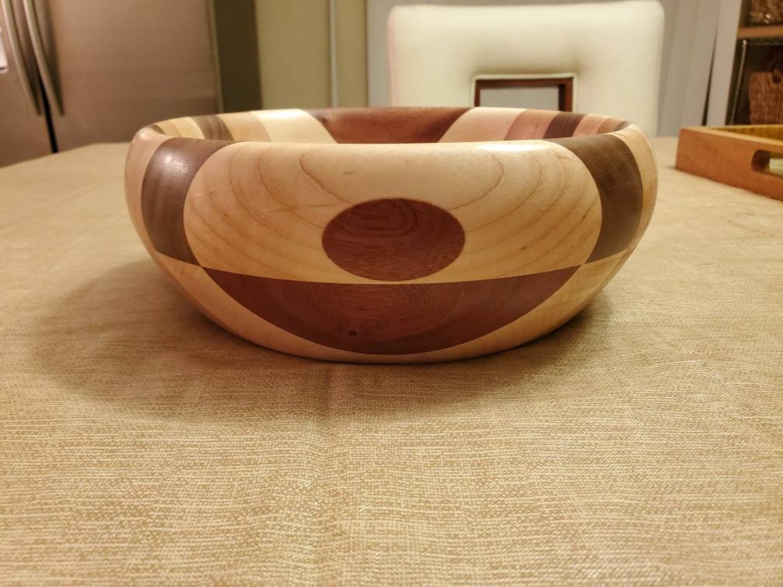 Beautiful handmade artistic wooden bowl Etsy