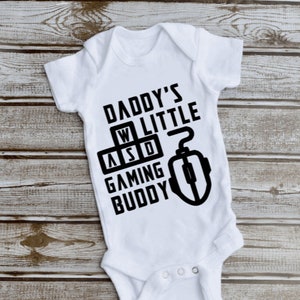 Daddy's Little Gaming Buddy, Gamer Daddy, Gamer Dad, Gaming Buddy Shirt, Gamer Shirt, future gamer, Fathers Day