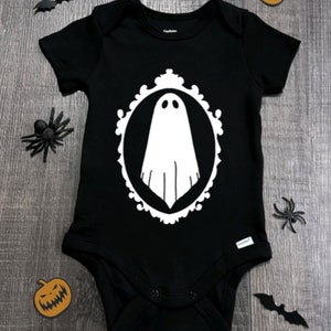 Ghost, vintage, GhostVintage, vintageghost, frame, Scary, halloween, goth, emo, ghostbabyonsie, horreur, vintage frame, Alternative Baby Clothes