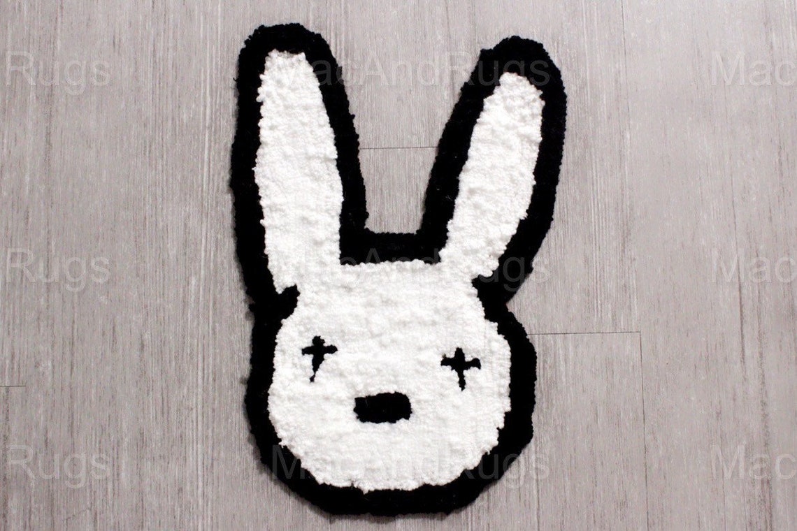 Bad Bunny Rug Etsy