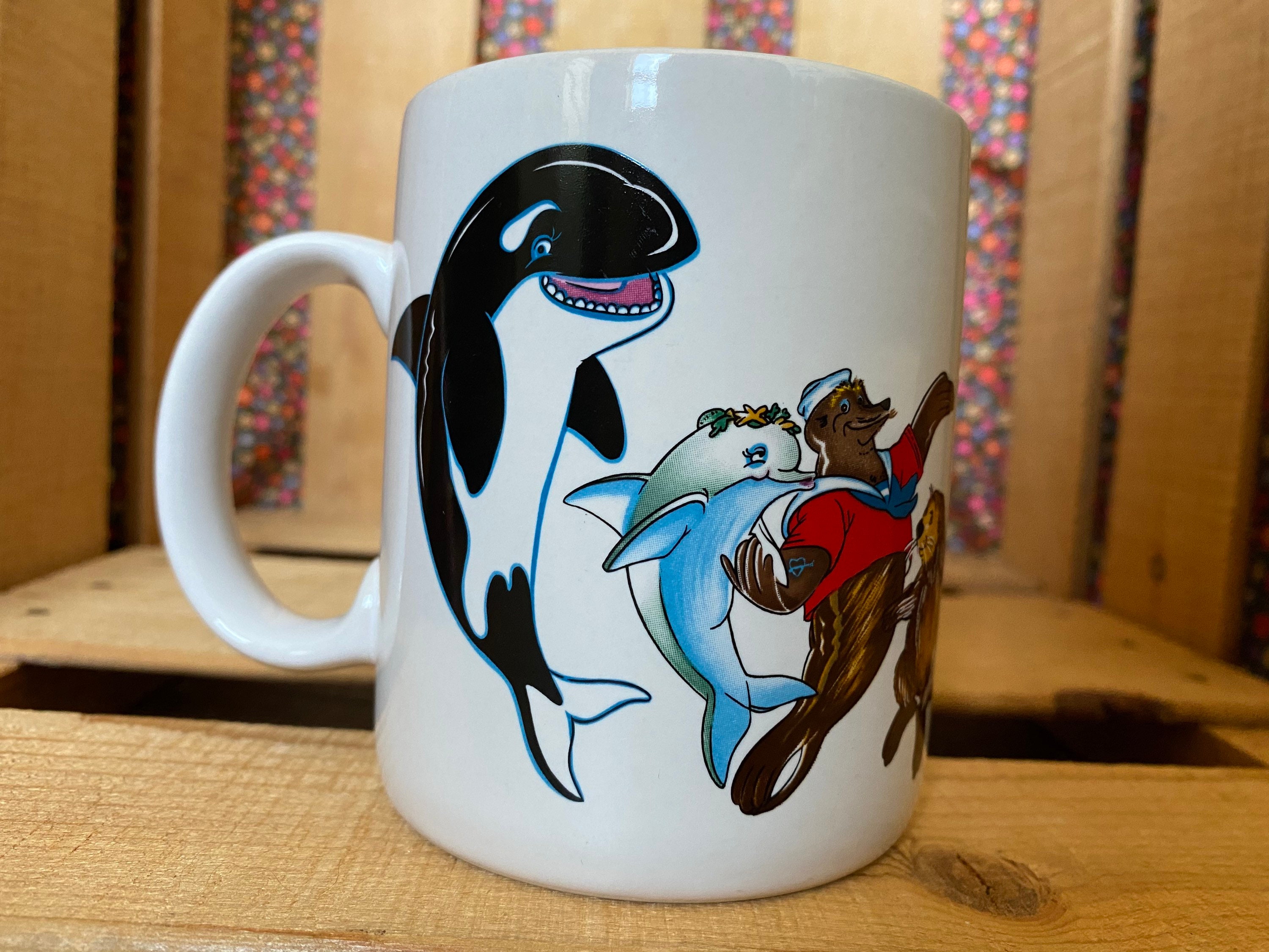 Seaworld Crew Mug 90's Souvenir Gift Coffee Mug Tea Cup Etsy