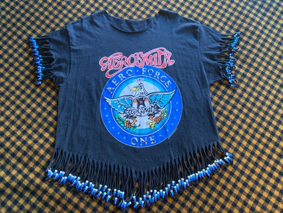 Aerosmith Band Tee 90's (Custom Beads)