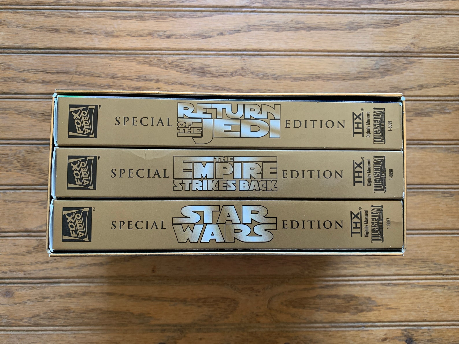 star wars vhs box set value