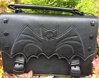 gothic messenger bag