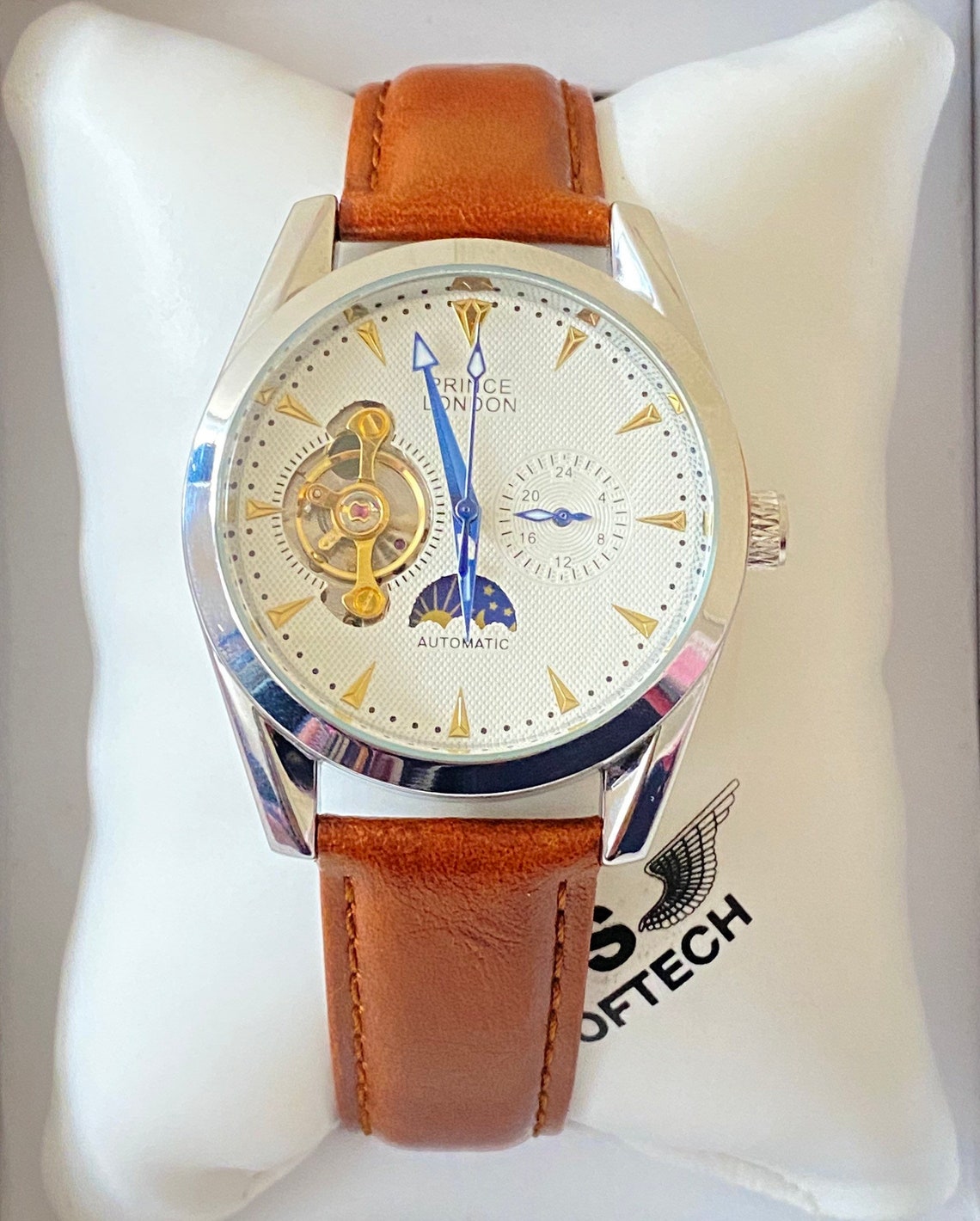 Vintage Mens Watch Gift for Him2 Optional Material Genuine Etsy