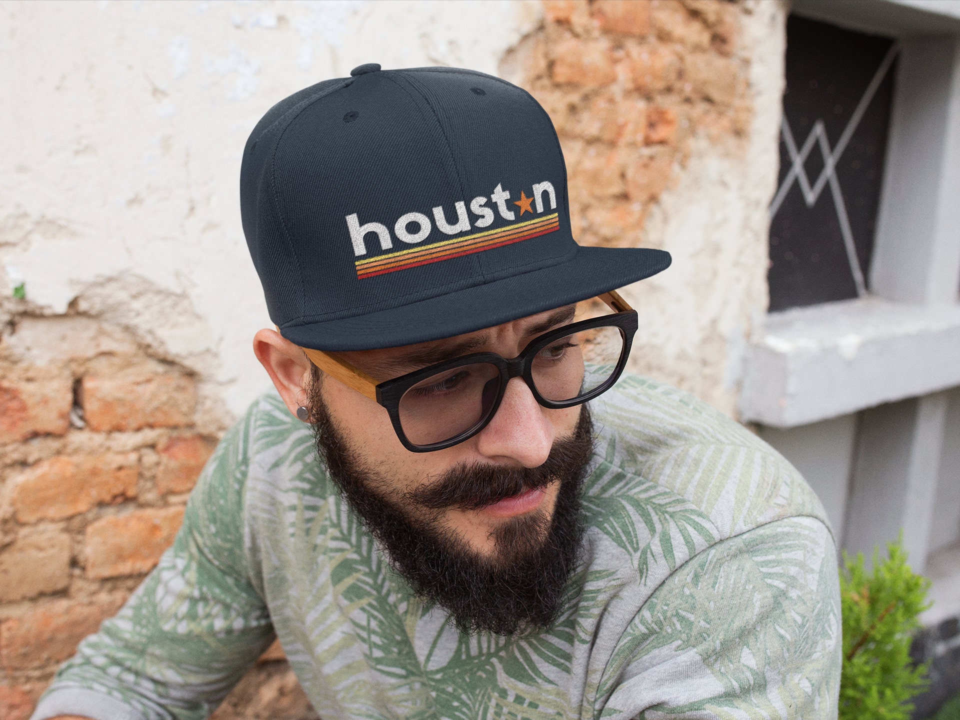 Houston Snapback Trucker Hat 