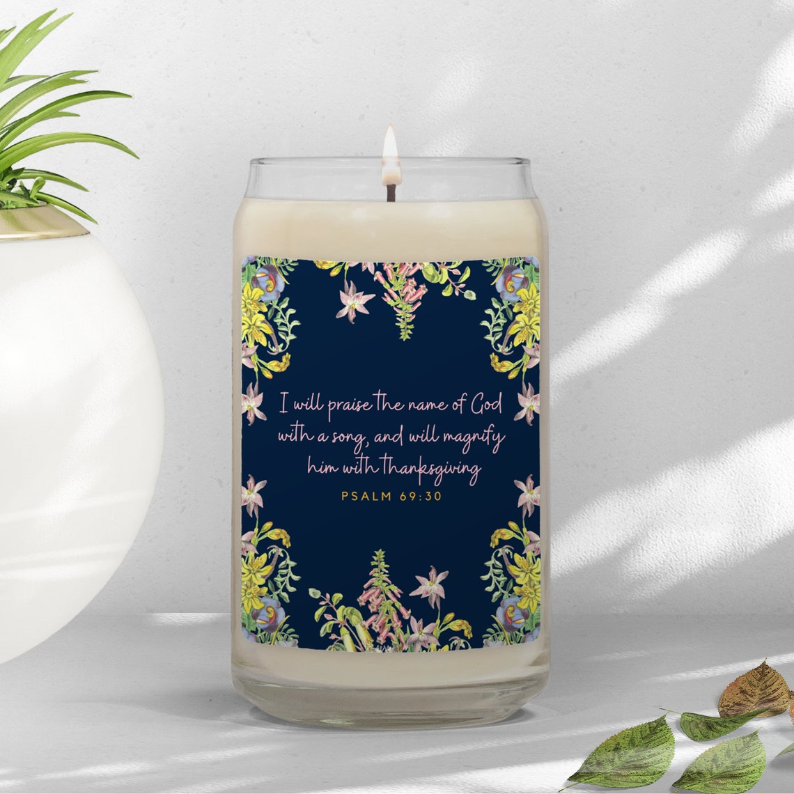 Bible Verse Candlesoy wax candlegospel candlescented candle Etsy