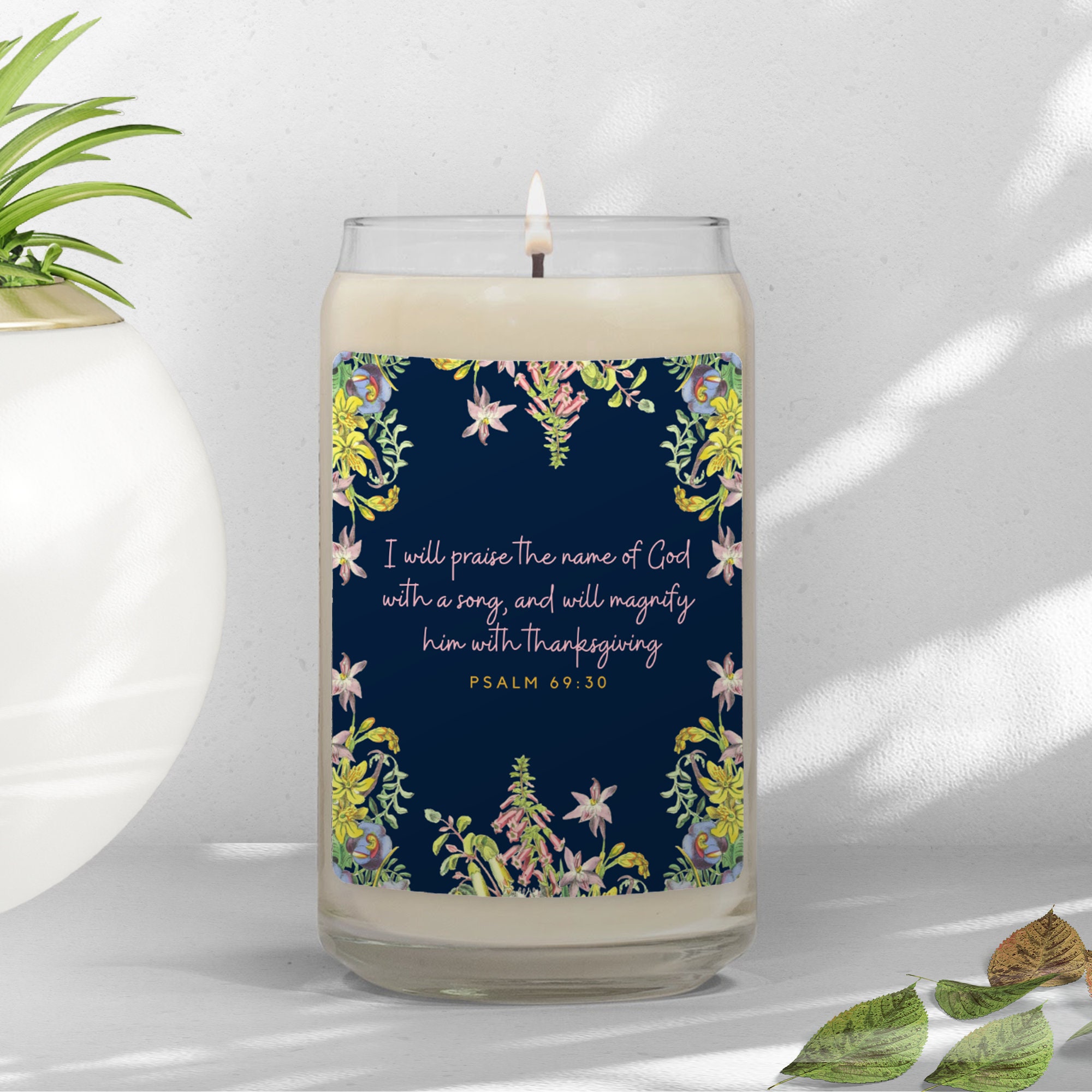 Bible Verse Candlesoy wax candlegospel candlescented candle Etsy