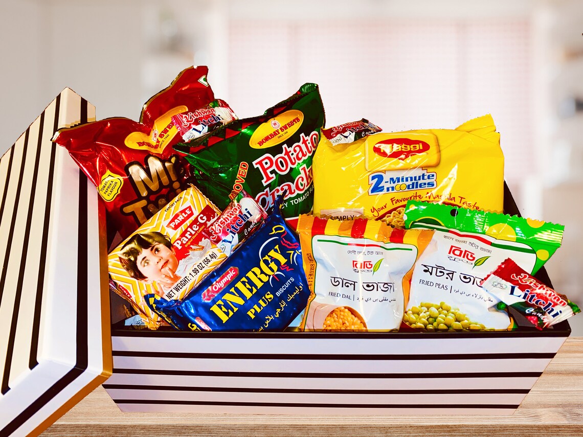 Desi Snack Box Indian Bangali Pakistani Movie Night Etsy